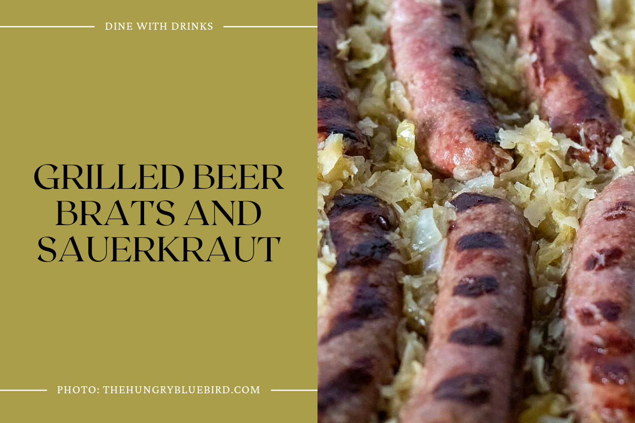 Grilled Beer Brats And Sauerkraut