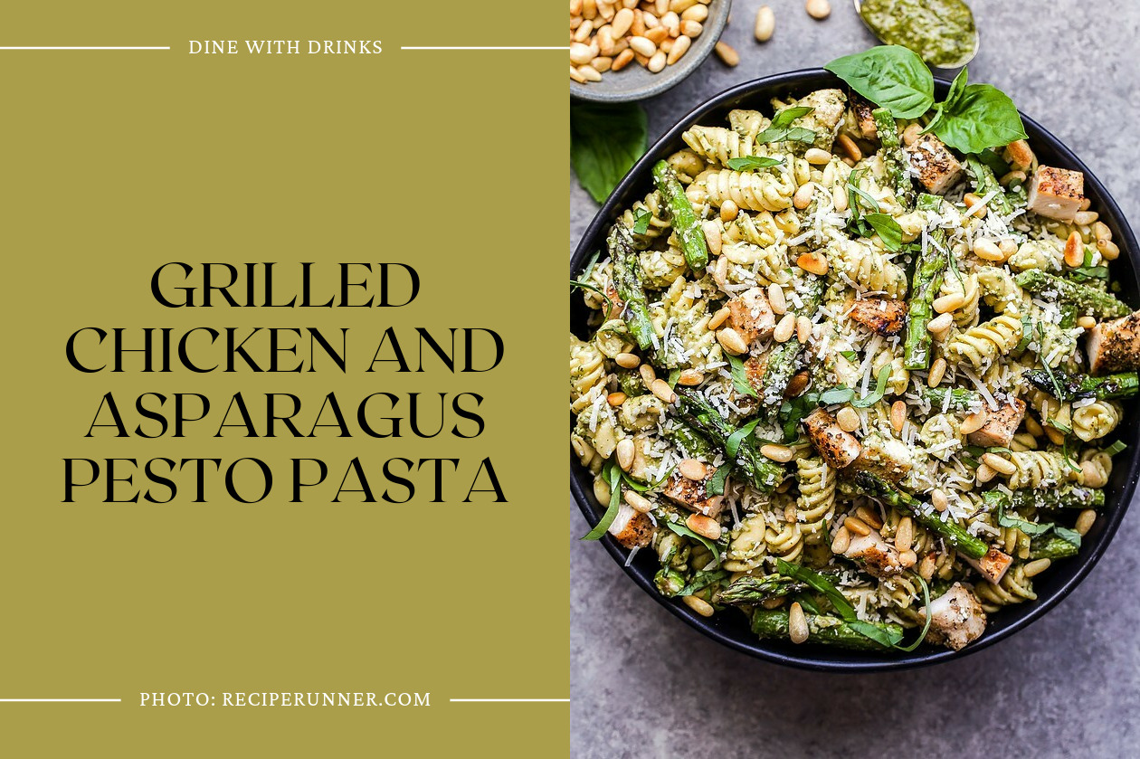 Grilled Chicken And Asparagus Pesto Pasta