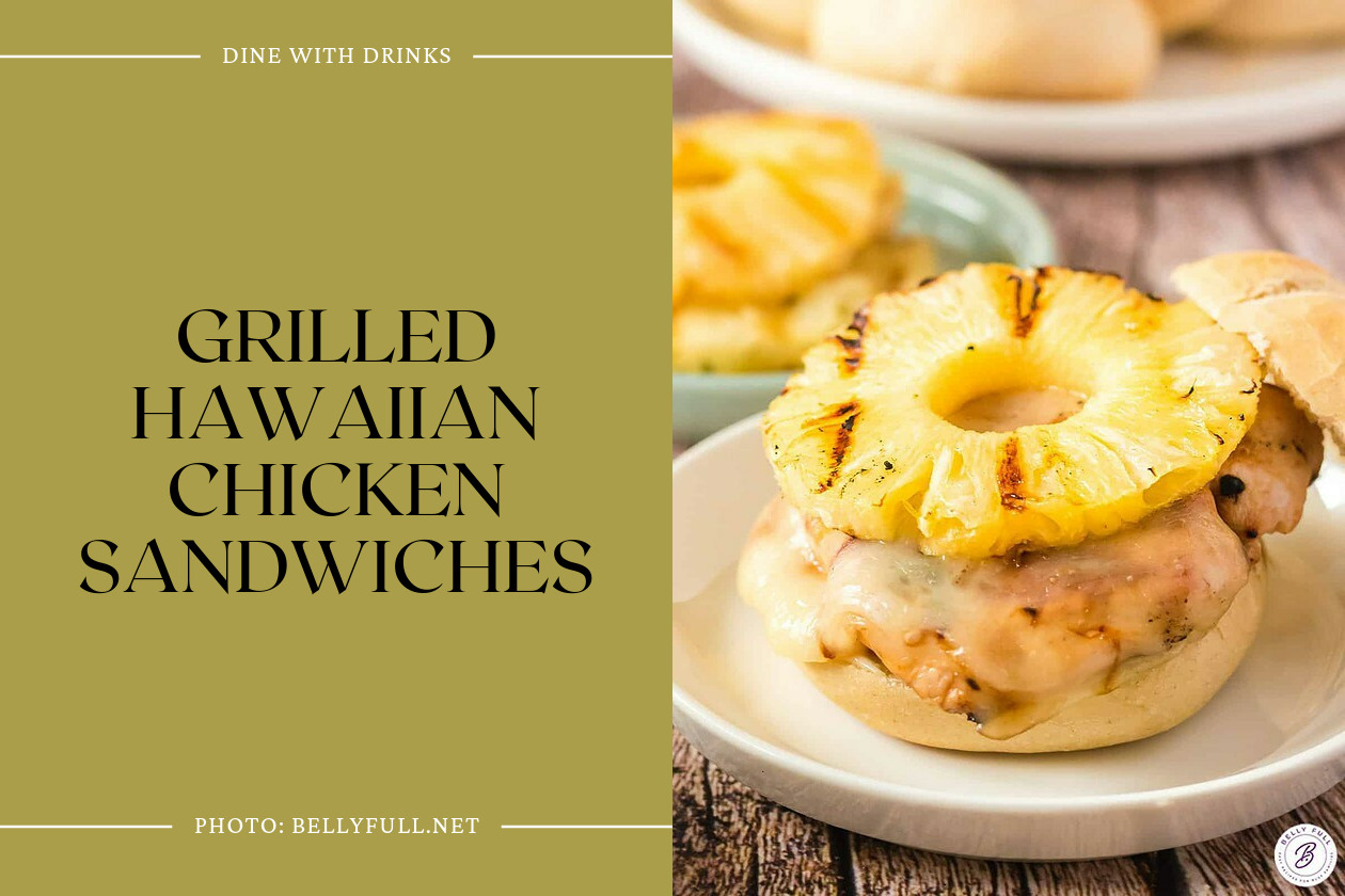 Grilled Hawaiian Chicken Sandwiches