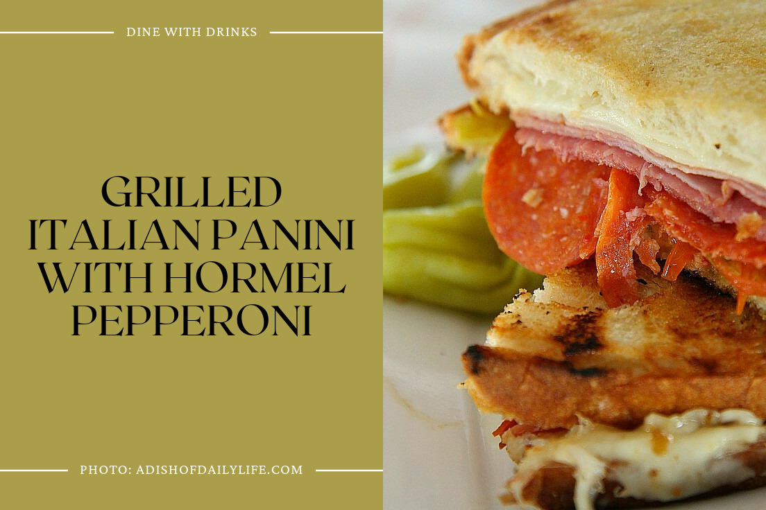 Grilled Italian Panini With Hormel Pepperoni