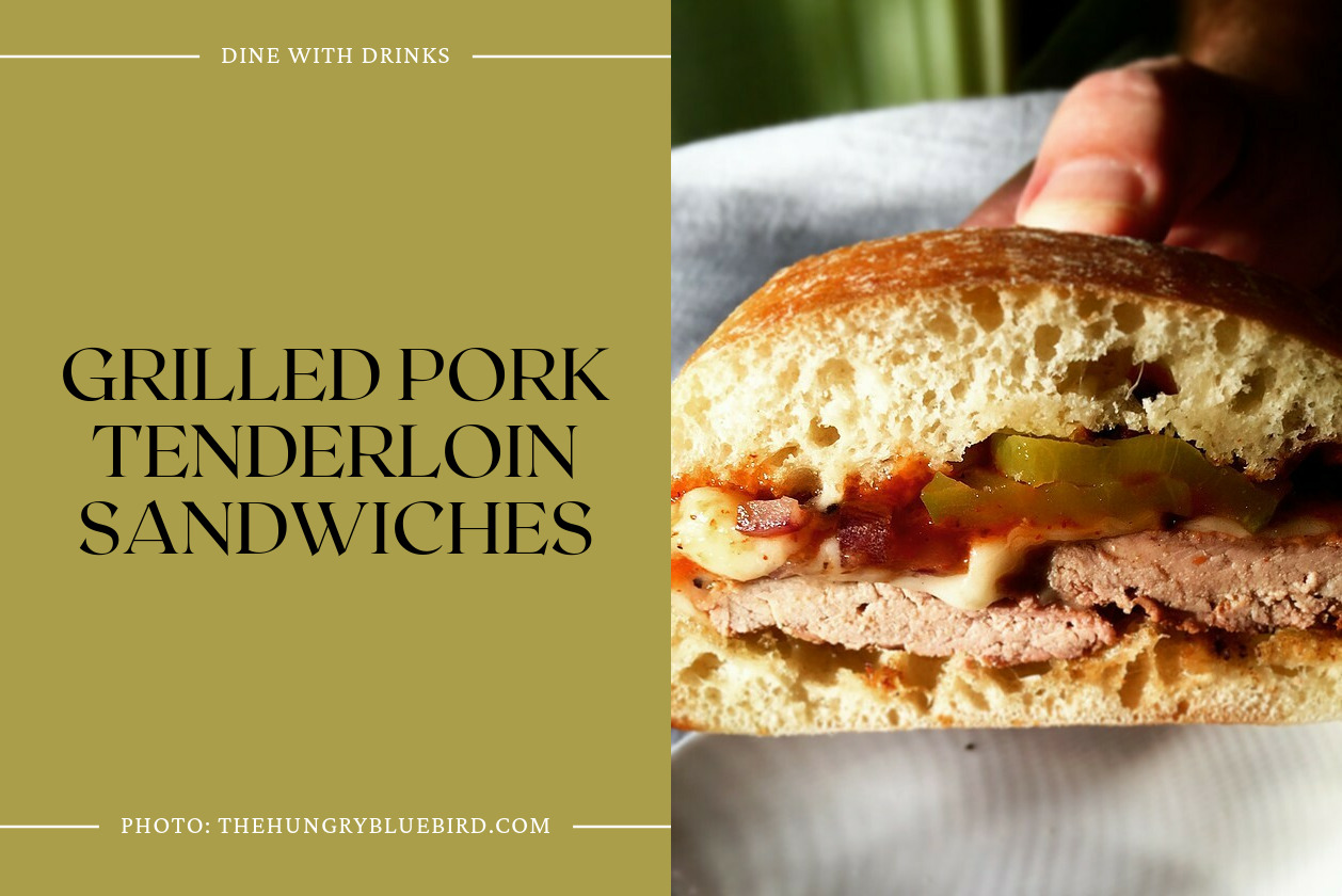 Grilled Pork Tenderloin Sandwiches