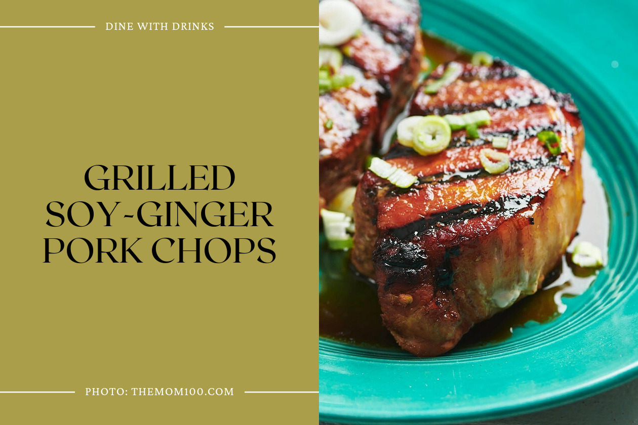 Grilled Soy-Ginger Pork Chops