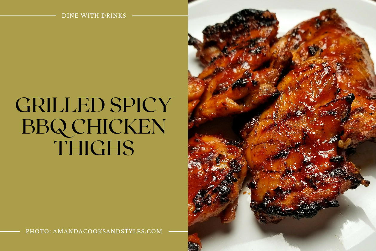 Grilled Spicy Bbq Chicken Thighs
