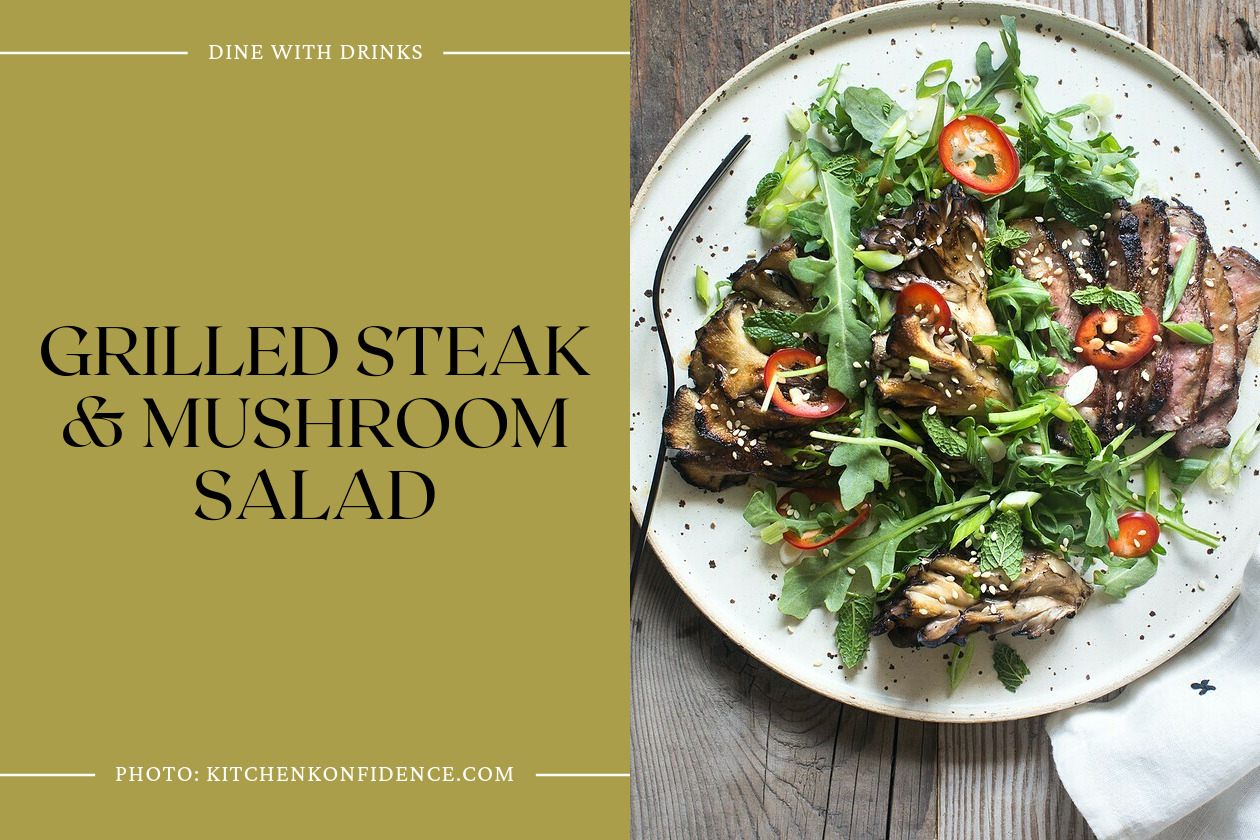 Grilled Steak & Mushroom Salad