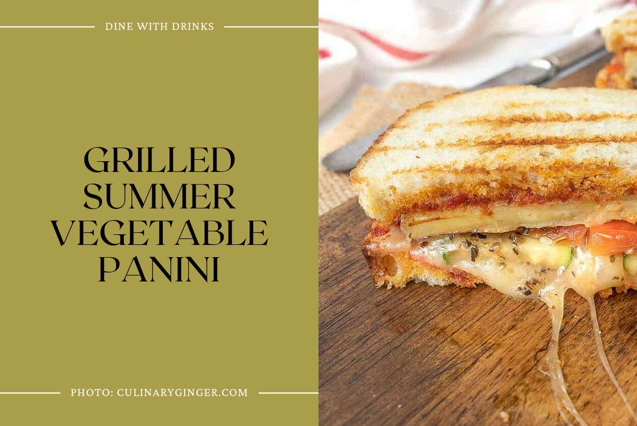 Grilled Summer Vegetable Panini