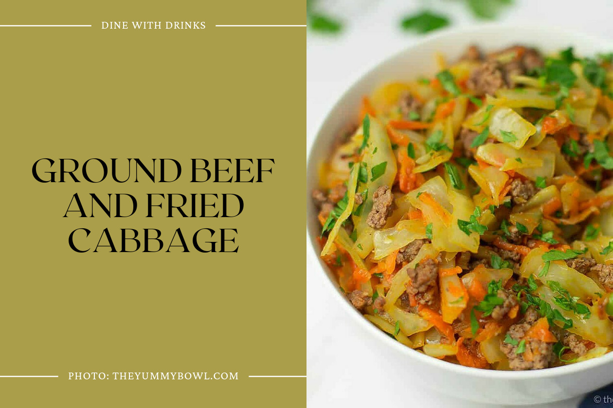 Ground Beef And Fried Cabbage