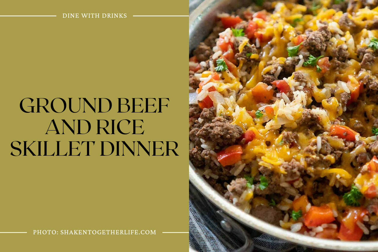 Ground Beef And Rice Skillet Dinner