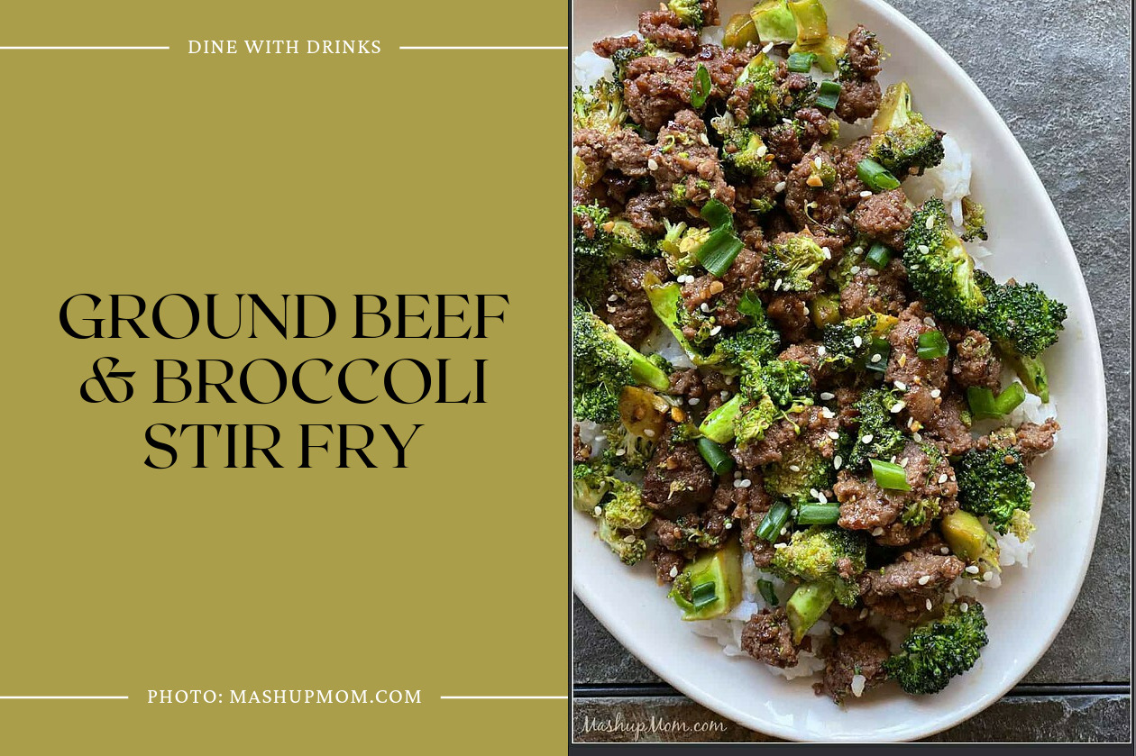 Ground Beef & Broccoli Stir Fry