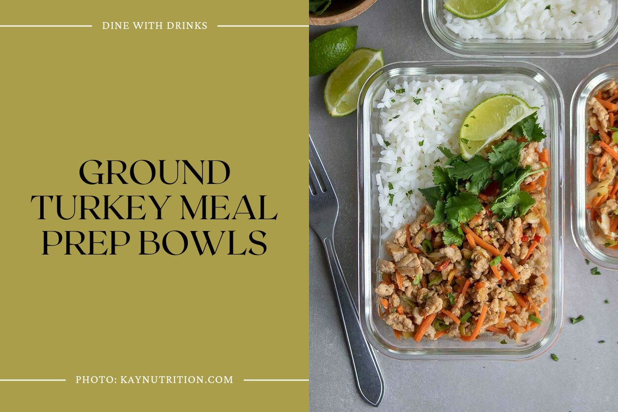 Ground Turkey Meal Prep Bowls