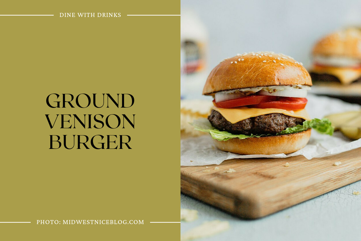Ground Venison Burger