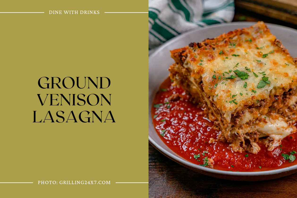 Ground Venison Lasagna