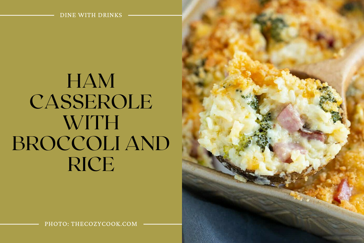 Ham Casserole With Broccoli And Rice