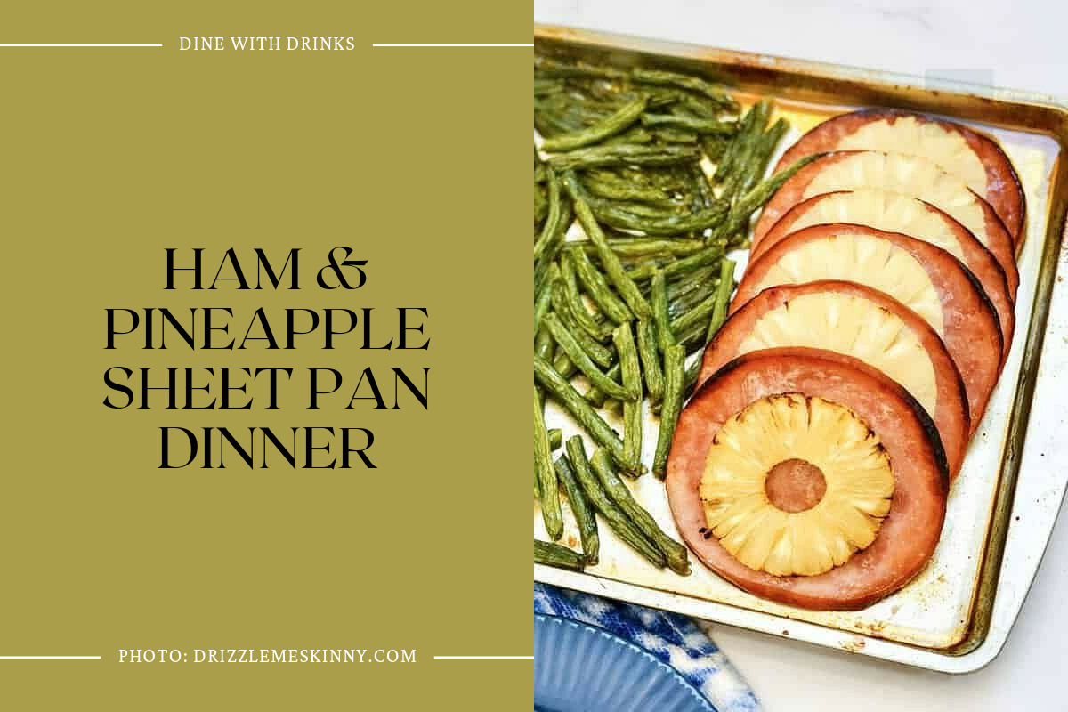 Ham & Pineapple Sheet Pan Dinner