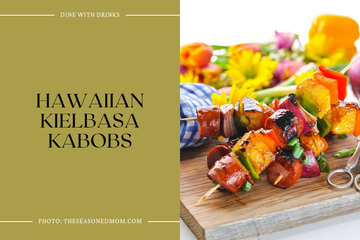 Hawaiian Kielbasa Kabobs