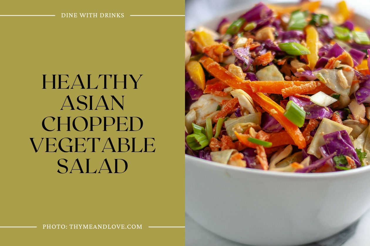 Healthy Asian Chopped Vegetable Salad
