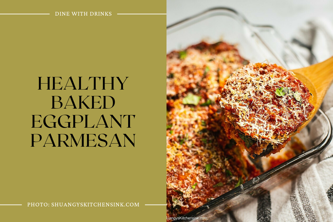 Healthy Baked Eggplant Parmesan