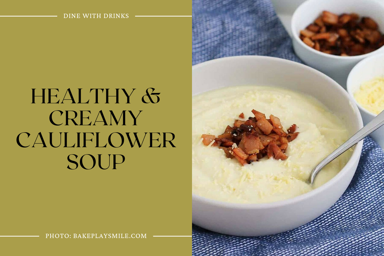 Healthy & Creamy Cauliflower Soup