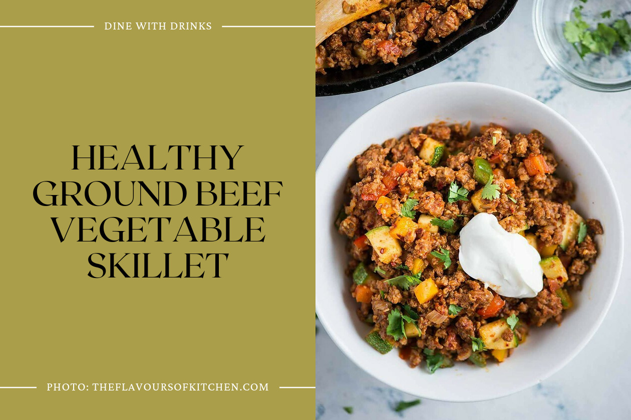 Healthy Ground Beef Vegetable Skillet