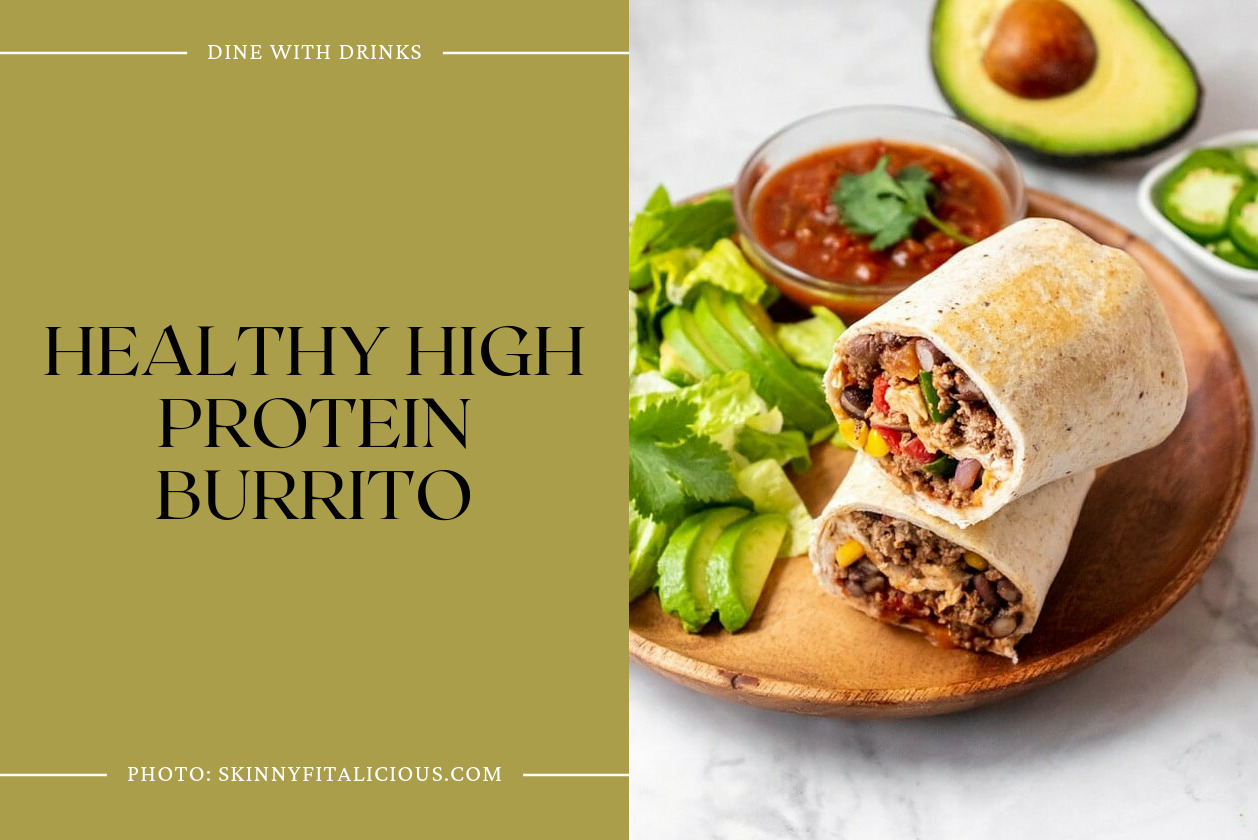 Healthy High Protein Burrito