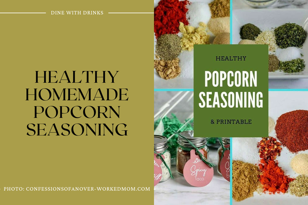 Healthy Homemade Popcorn Seasoning