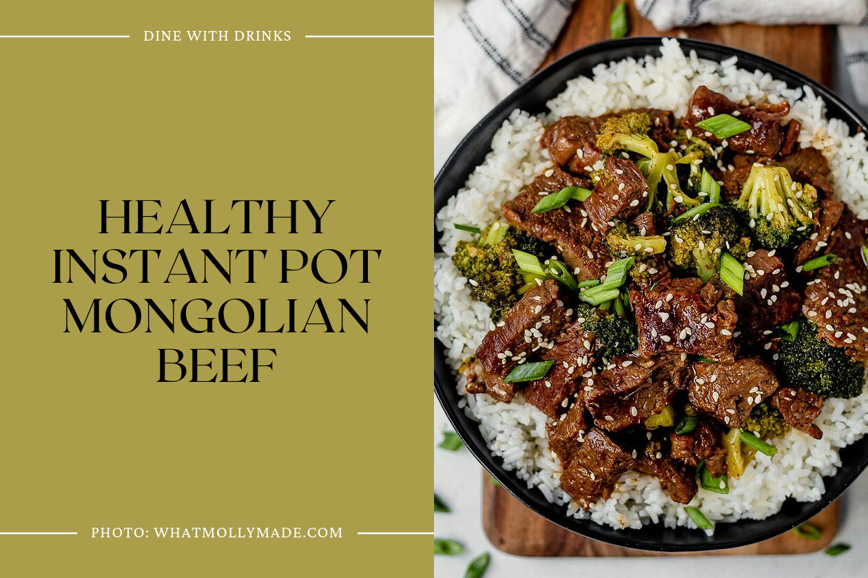 Healthy Instant Pot Mongolian Beef