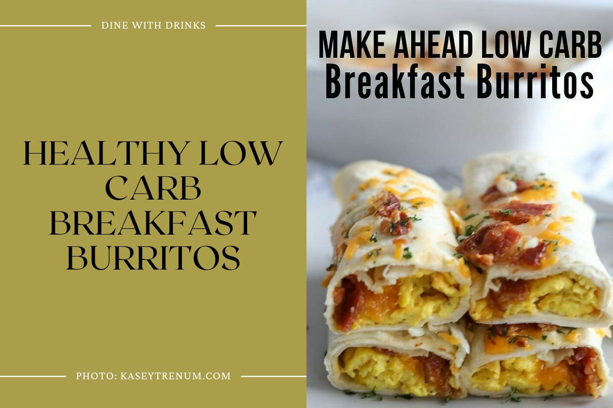 Healthy Low Carb Breakfast Burritos