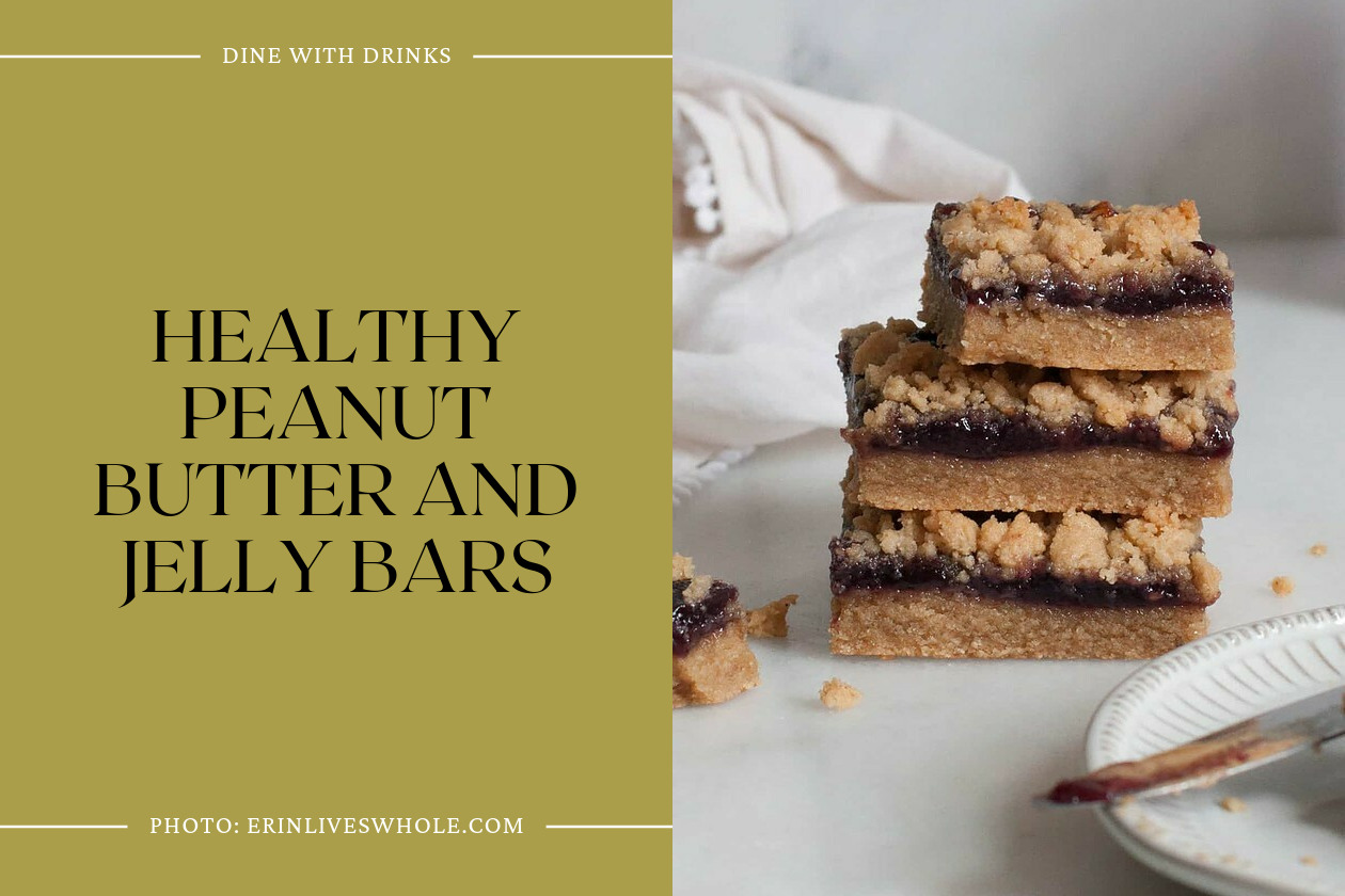 Healthy Peanut Butter And Jelly Bars