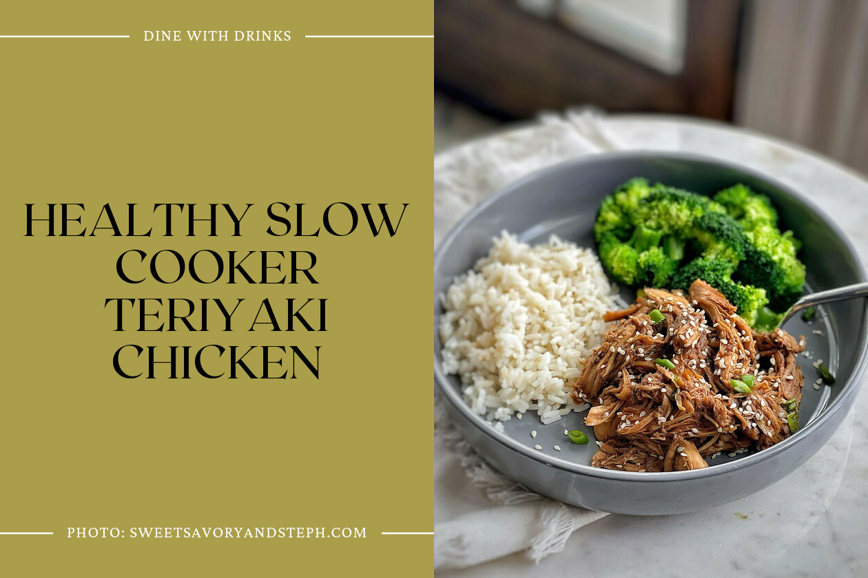 Healthy Slow Cooker Teriyaki Chicken