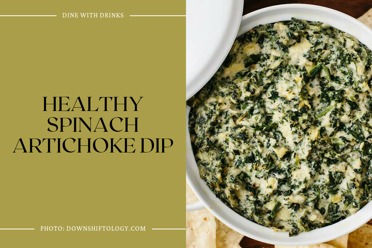 Healthy Spinach Artichoke Dip