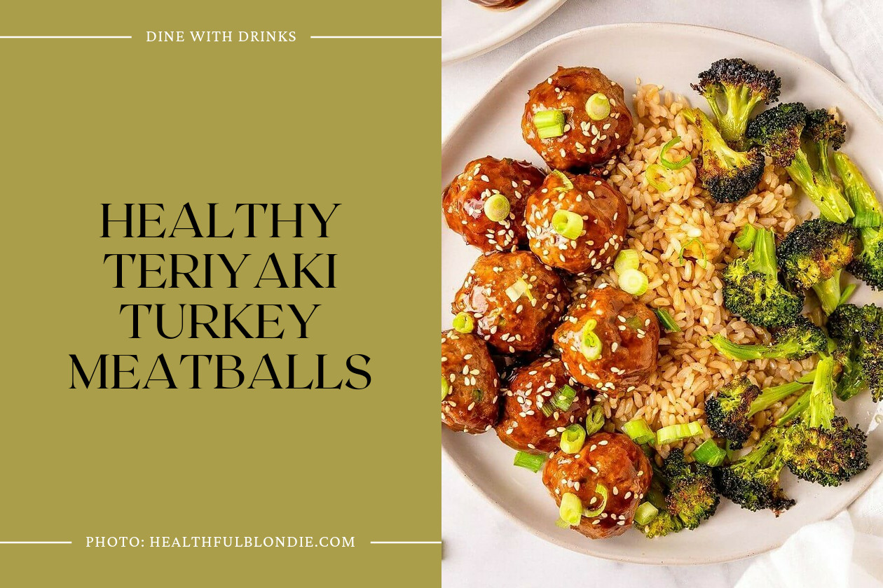 Healthy Teriyaki Turkey Meatballs
