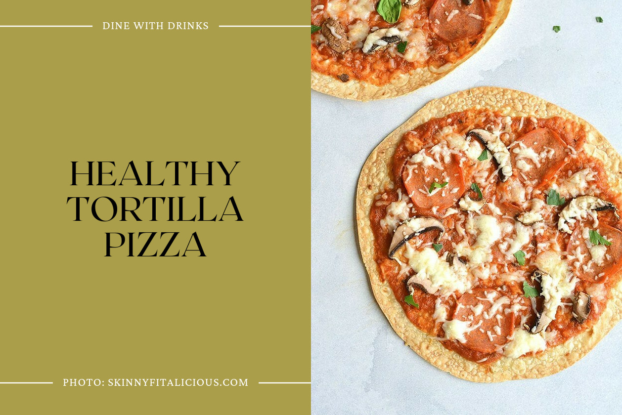 Healthy Tortilla Pizza