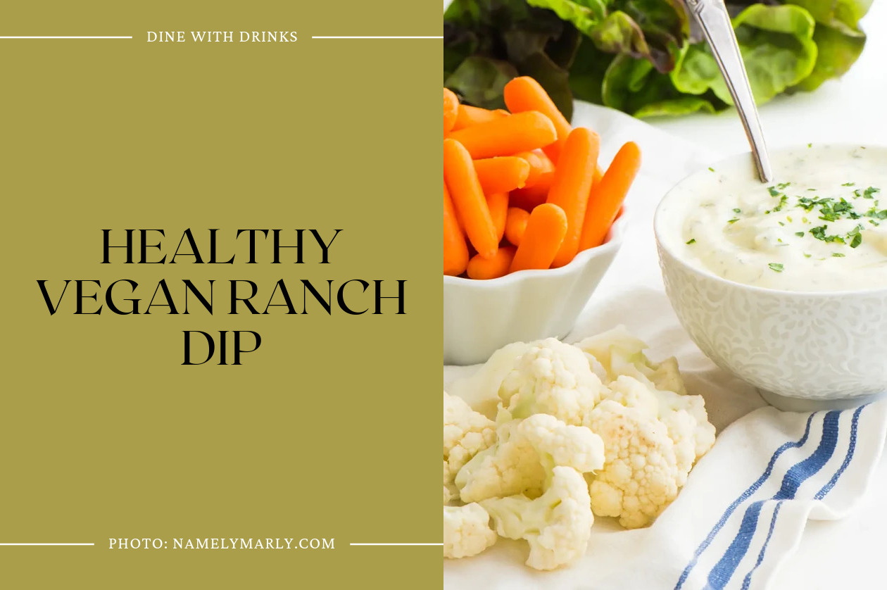 Healthy Vegan Ranch Dip