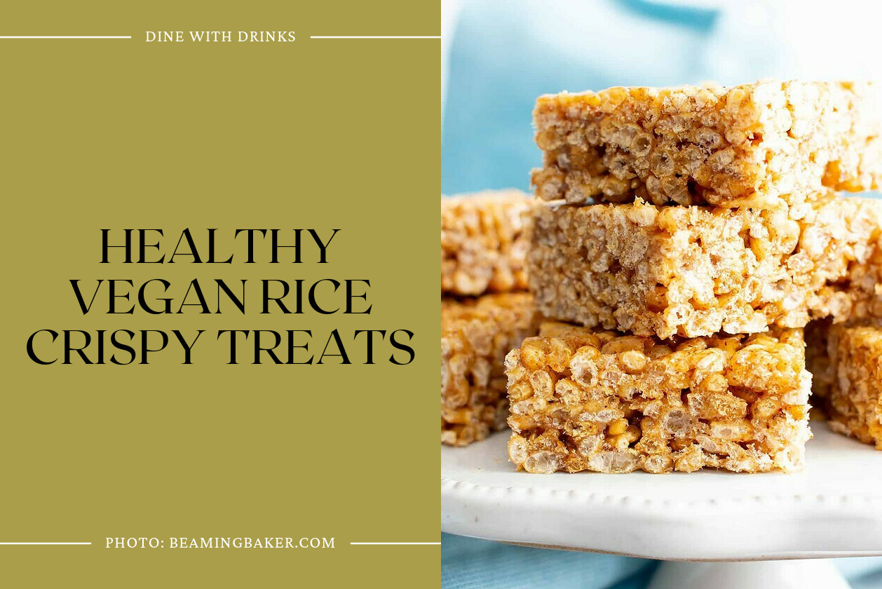 Healthy Vegan Rice Crispy Treats