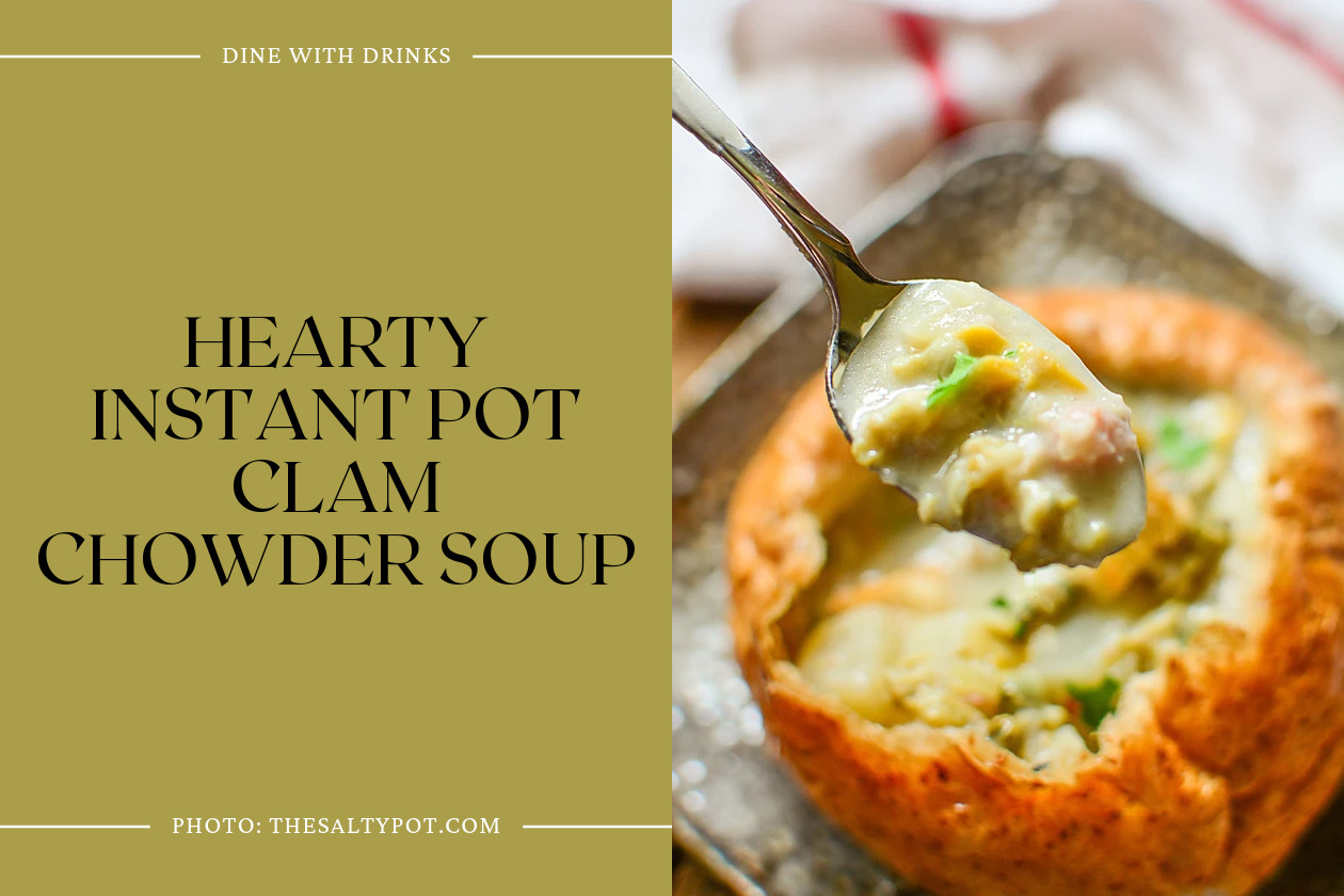 Hearty Instant Pot Clam Chowder Soup