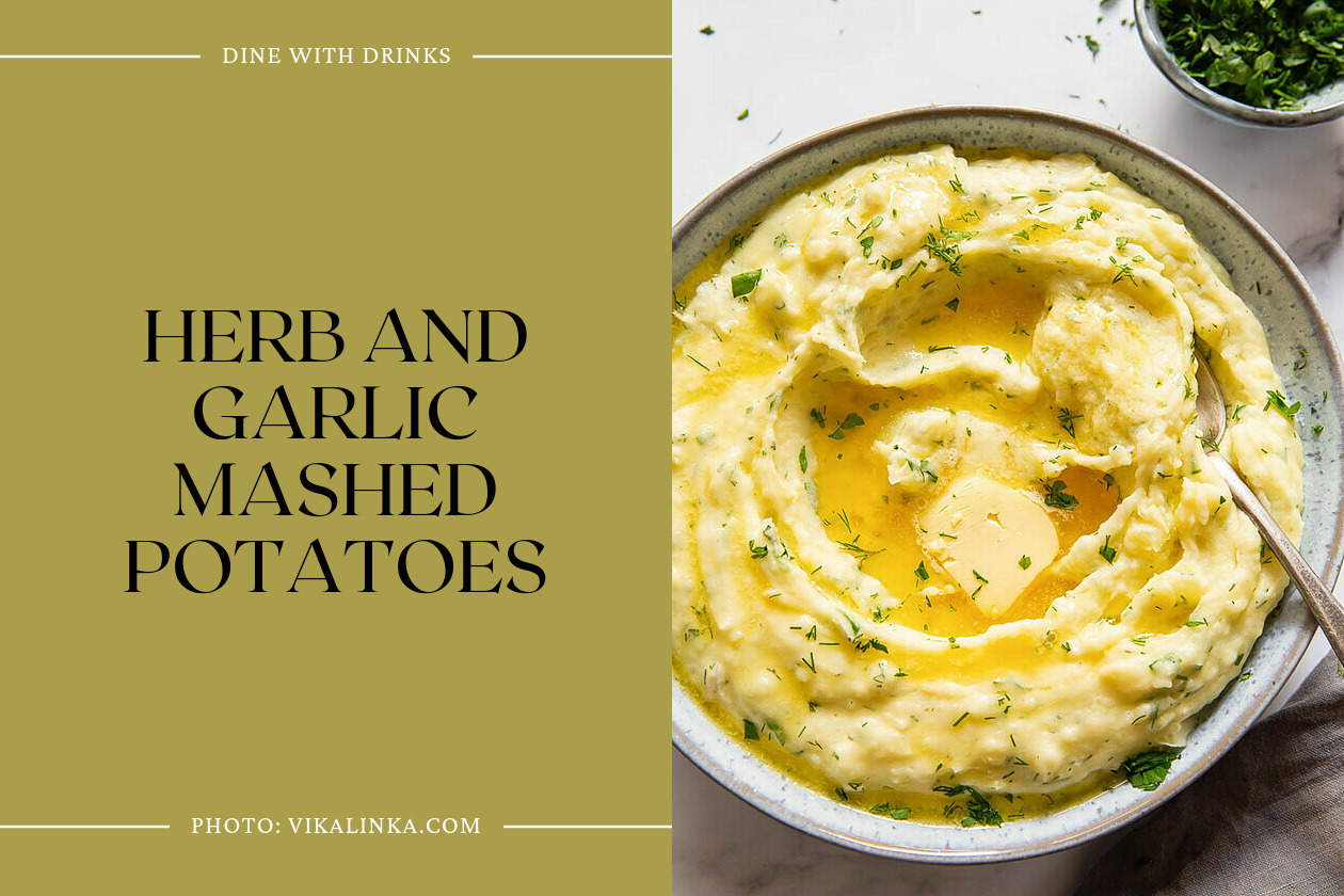 Herb And Garlic Mashed Potatoes