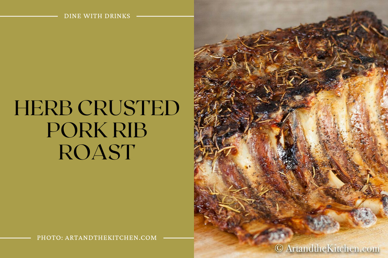 Herb Crusted Pork Rib Roast