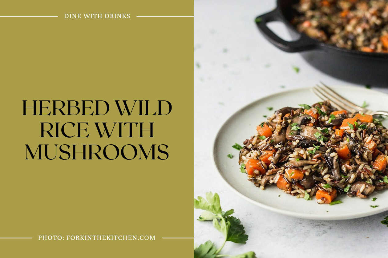 Herbed Wild Rice With Mushrooms