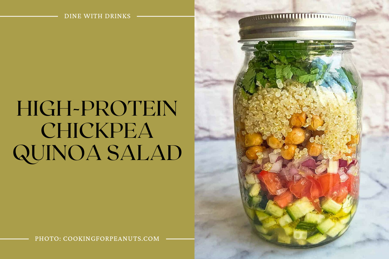 High-Protein Chickpea Quinoa Salad
