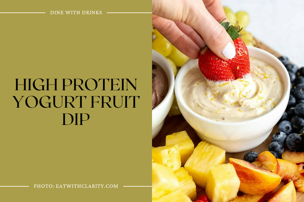 High Protein Yogurt Fruit Dip