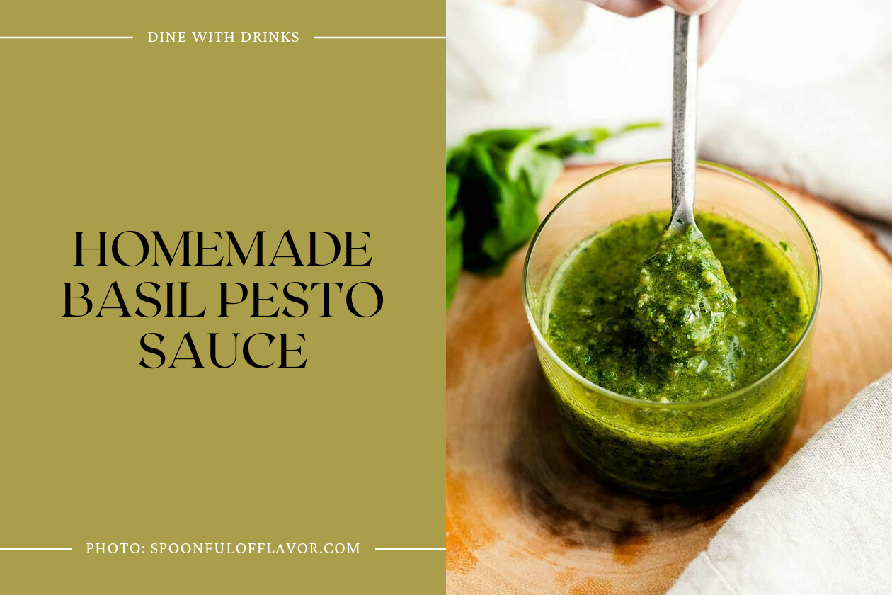 Homemade Basil Pesto Sauce
