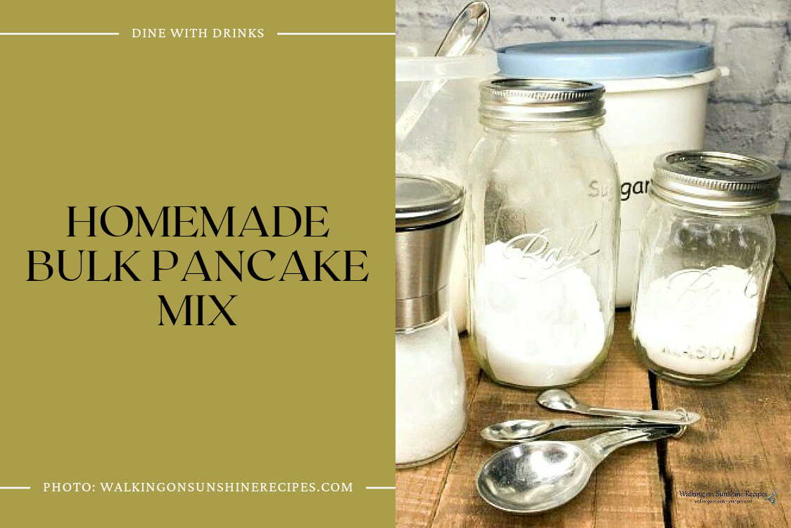 Homemade Bulk Pancake Mix