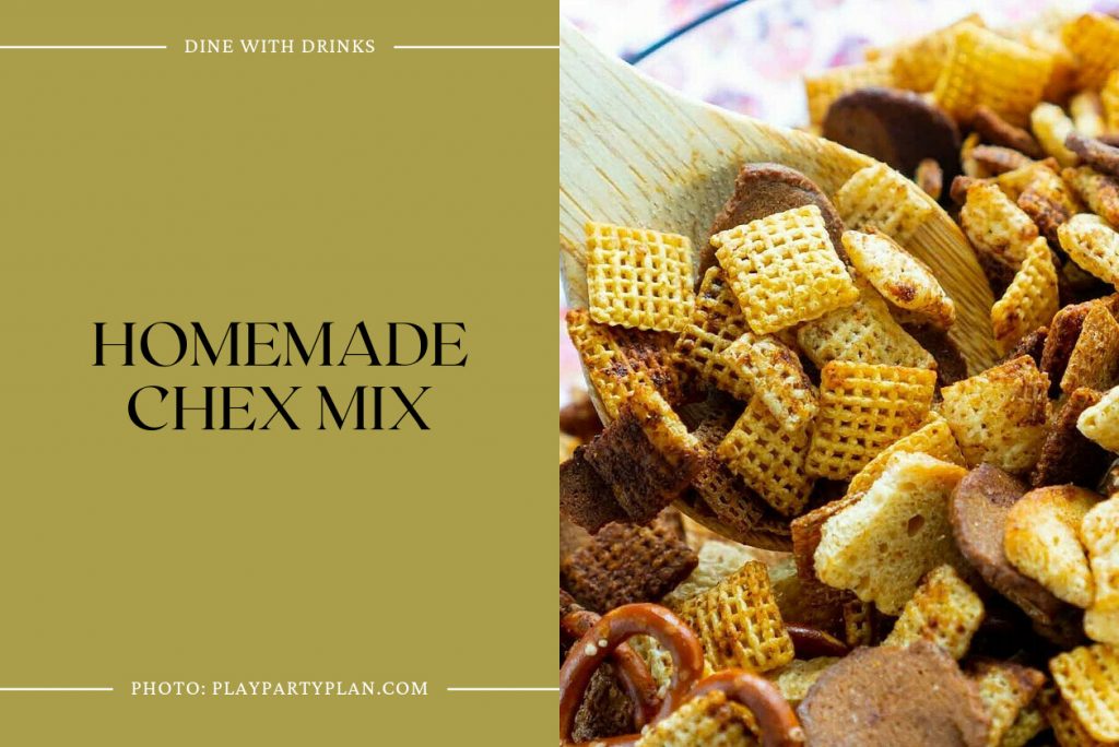 21 Snack Mix Recipes To Munch And Crunch On DineWithDrinks   Homemade Chex Mix 1024x684 