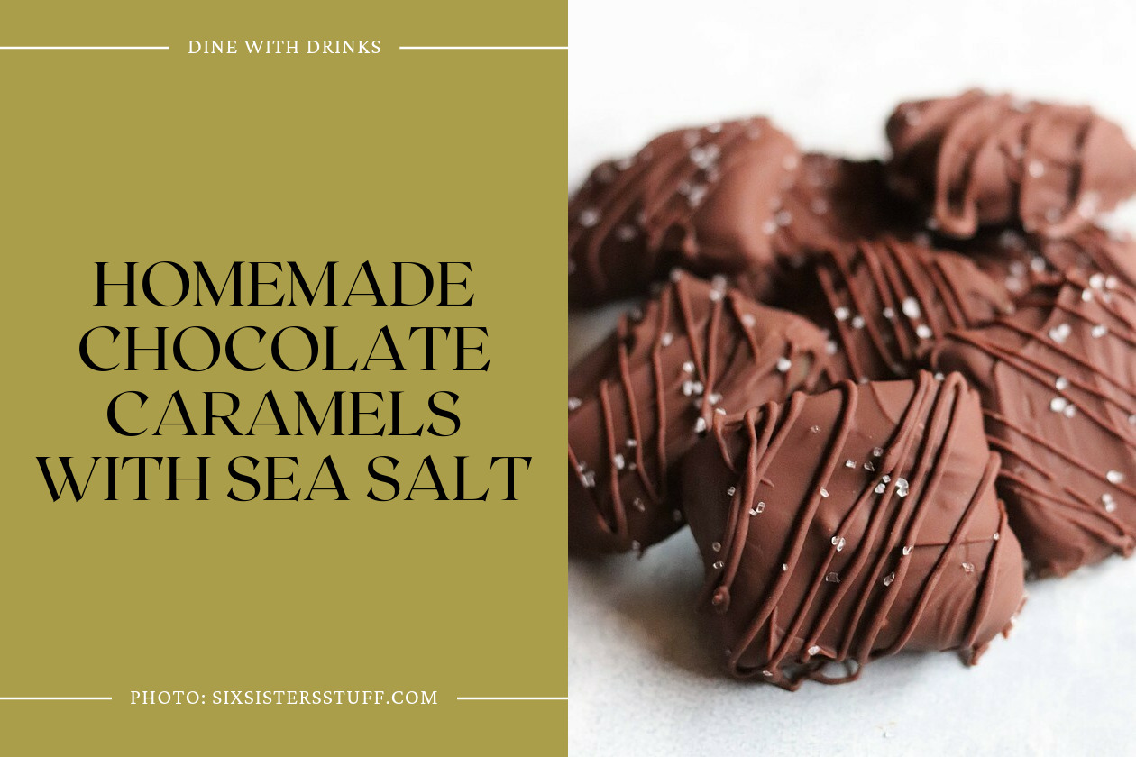 Homemade Chocolate Caramels With Sea Salt