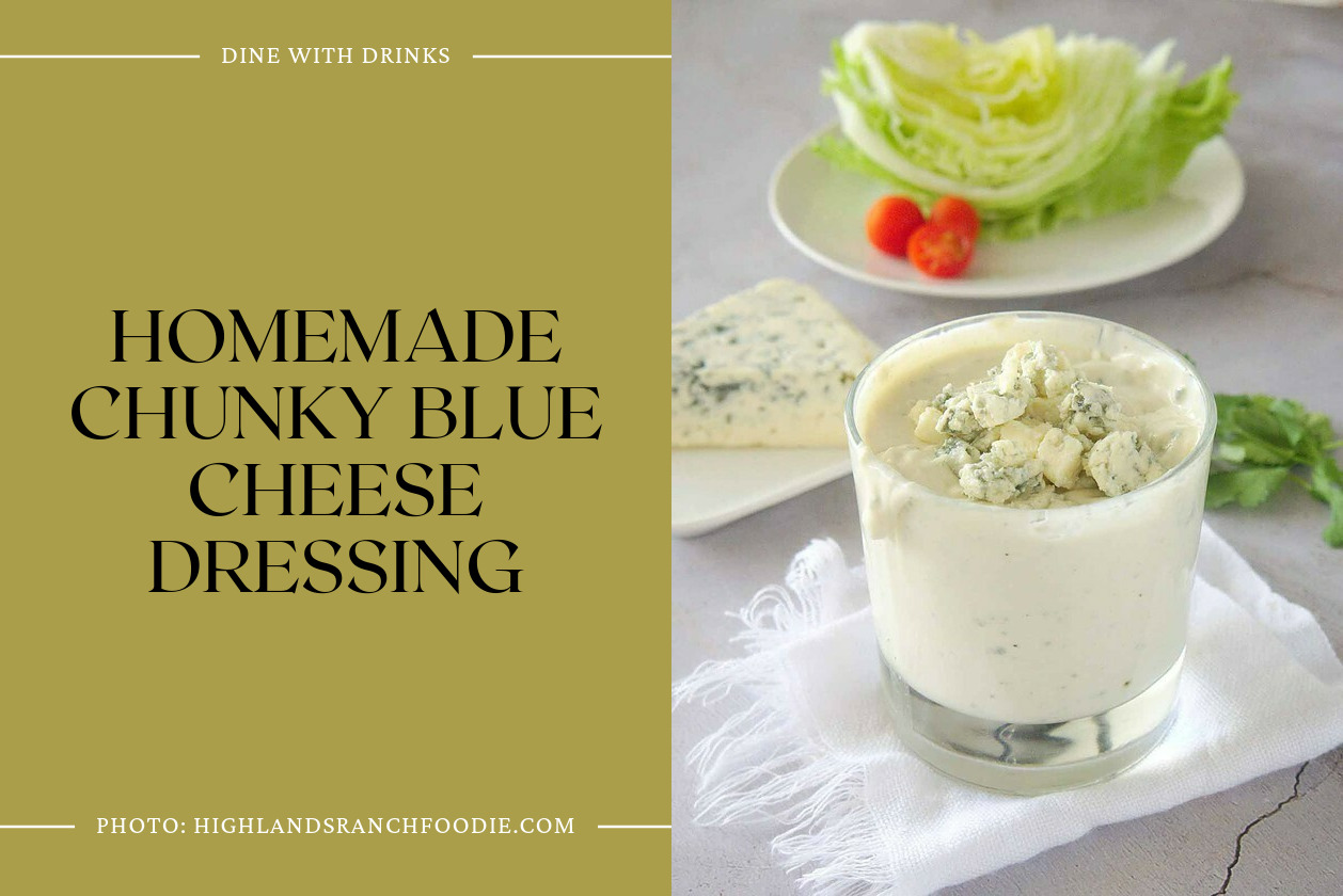 Homemade Chunky Blue Cheese Dressing