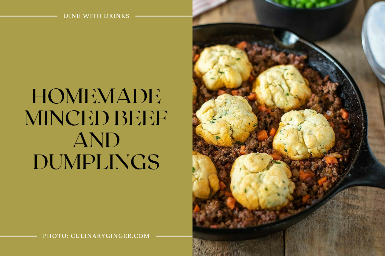 Homemade Minced Beef And Dumplings