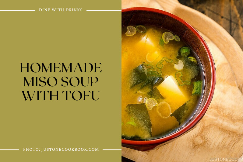 Homemade Miso Soup With Tofu