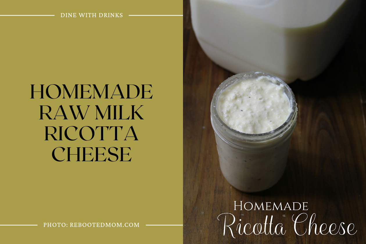 Homemade Raw Milk Ricotta Cheese