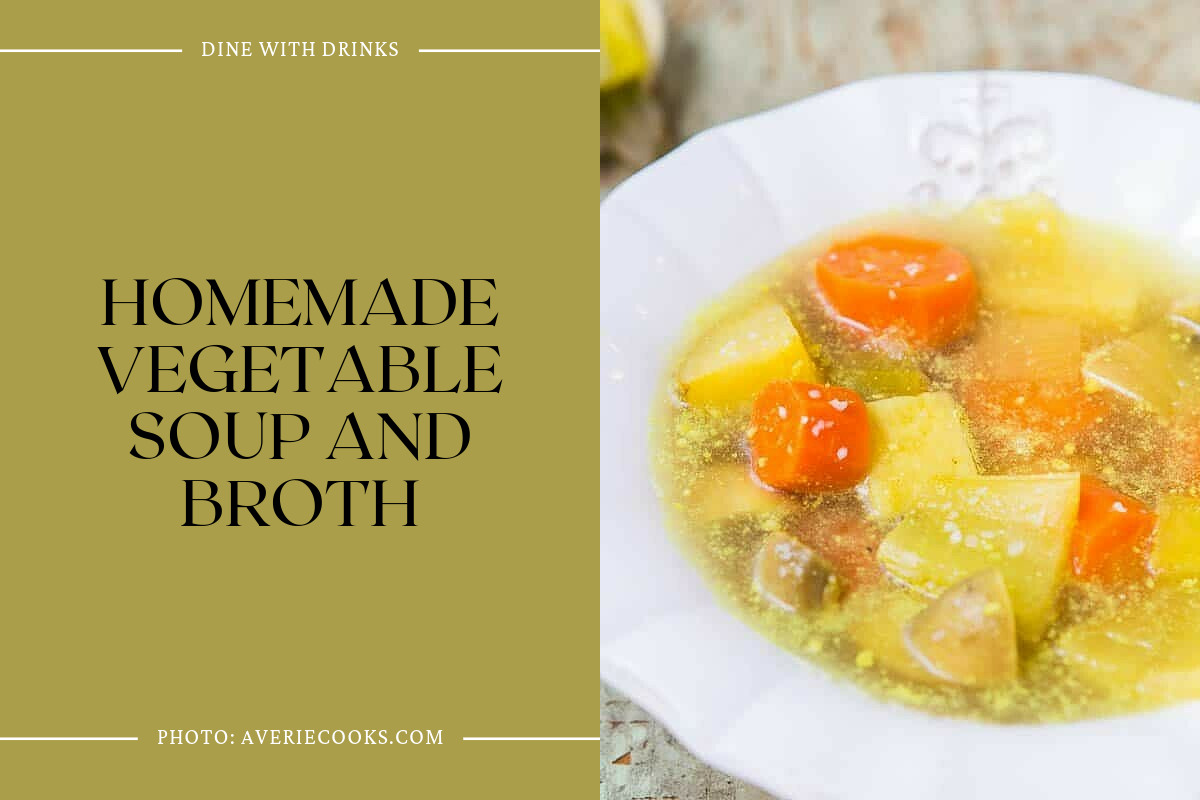 Homemade Vegetable Soup And Broth