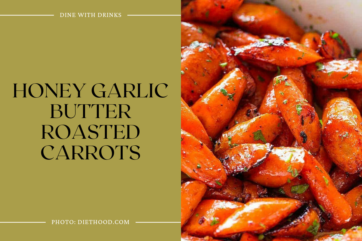 Honey Garlic Butter Roasted Carrots