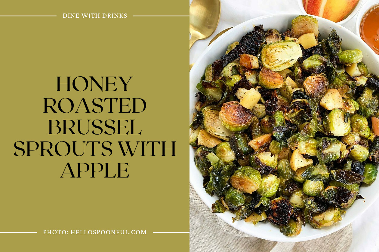 Honey Roasted Brussel Sprouts With Apple